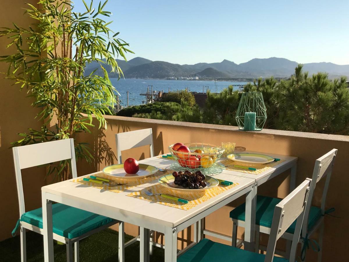 Zen Beach Cannes Sea View Apartment Beach In Front X2 Pools-Ac-Clim-Wifi-Free Parking Inside Dış mekan fotoğraf