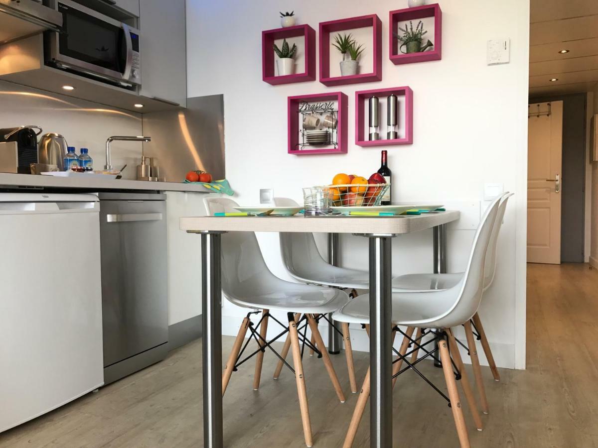 Zen Beach Cannes Sea View Apartment Beach In Front X2 Pools-Ac-Clim-Wifi-Free Parking Inside Dış mekan fotoğraf