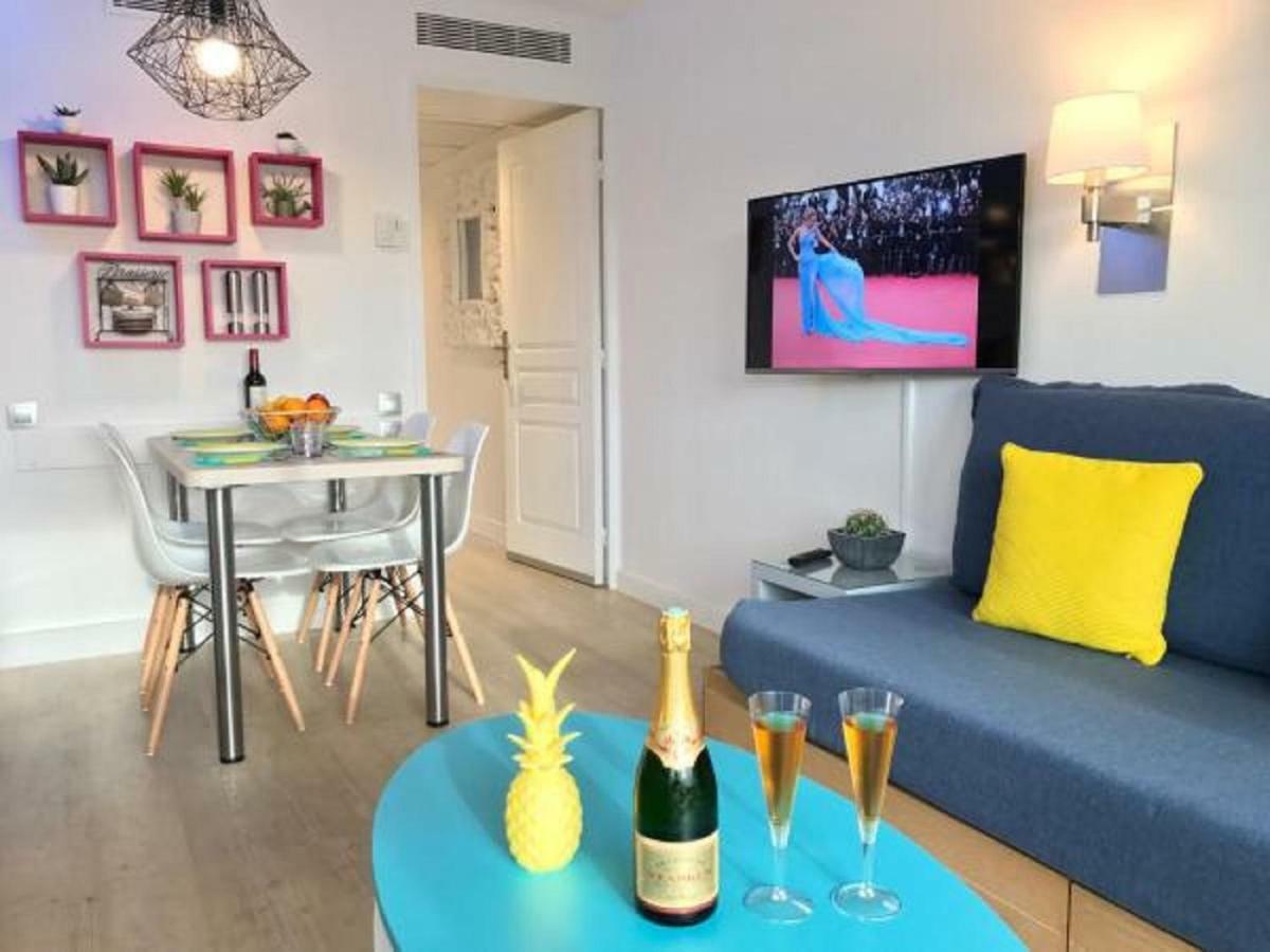 Zen Beach Cannes Sea View Apartment Beach In Front X2 Pools-Ac-Clim-Wifi-Free Parking Inside Dış mekan fotoğraf